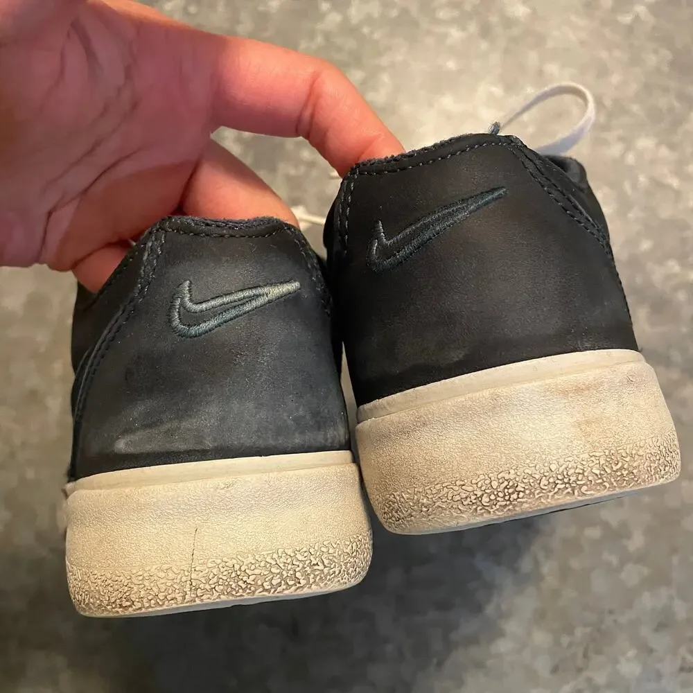 Vintage 1998 NIKE GTS Lite Nubuck Sneakers Shoes US 8 Blue Leather Y2K Deck Boat